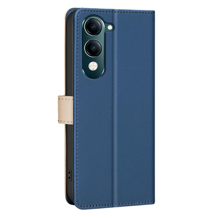 For vivo Y29S 5G Global / Y04 5G Global Color Matching RFID Anti-theft Leather Phone Case