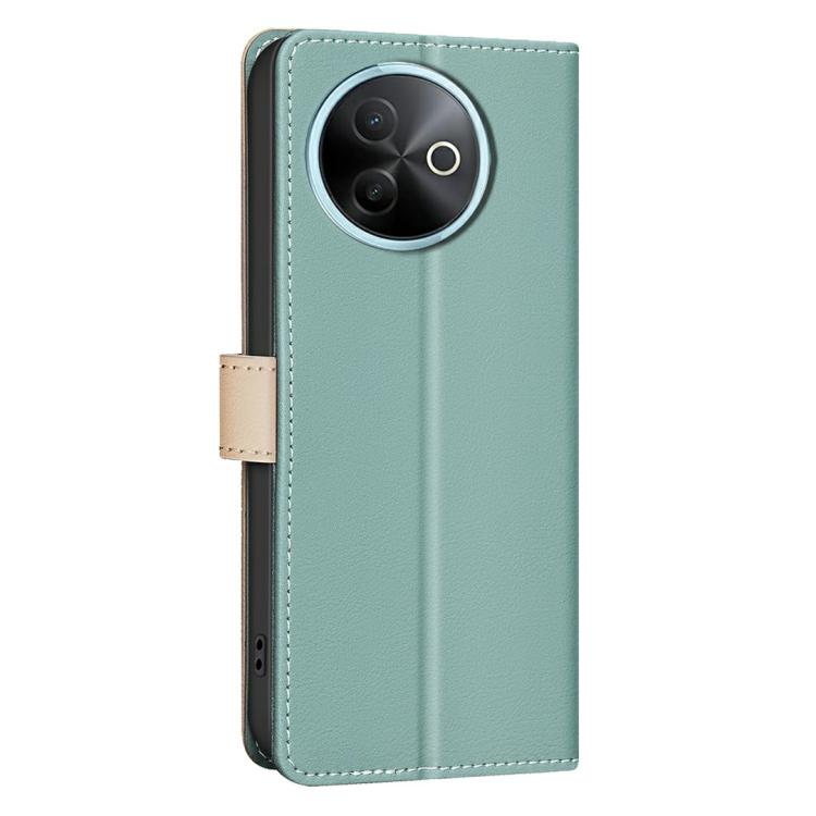 For vivo Y39 5G Color Matching RFID Anti-theft Leather Phone Case