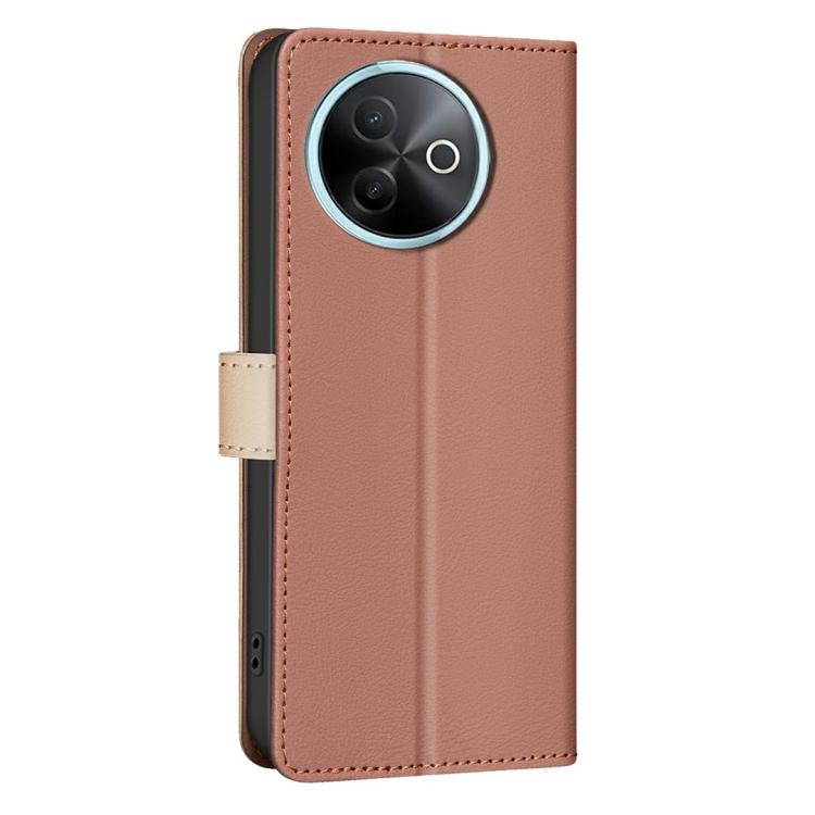 For vivo Y39 5G Color Matching RFID Anti-theft Leather Phone Case