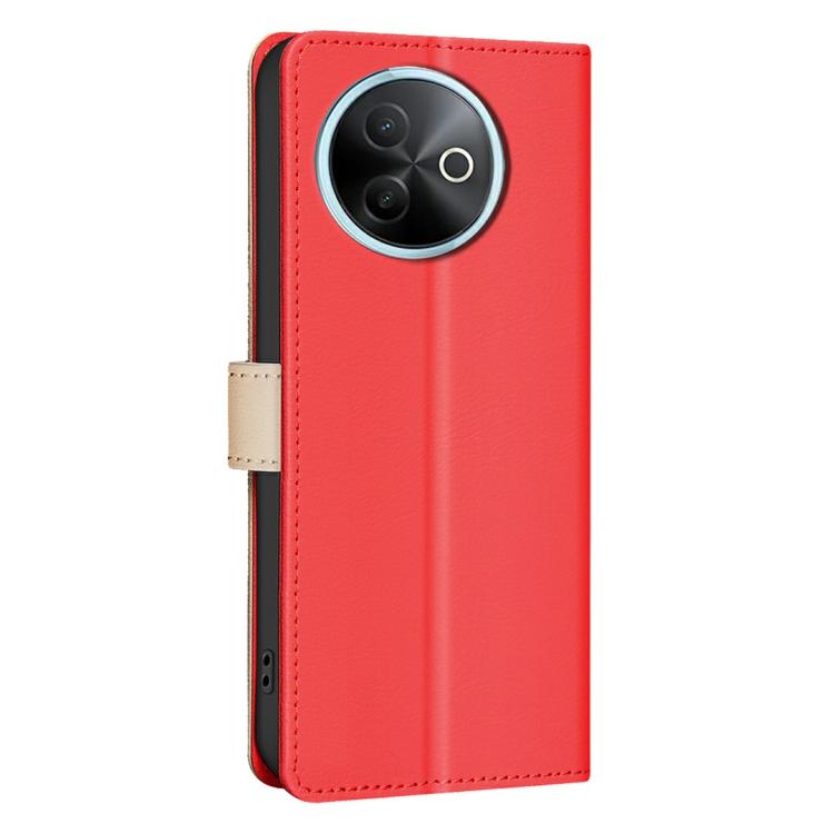 For vivo Y39 5G Color Matching RFID Anti-theft Leather Phone Case