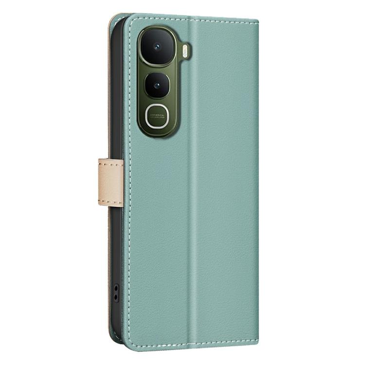 For vivo Y400 5G Global Color Matching RFID Anti-theft Leather Phone Case