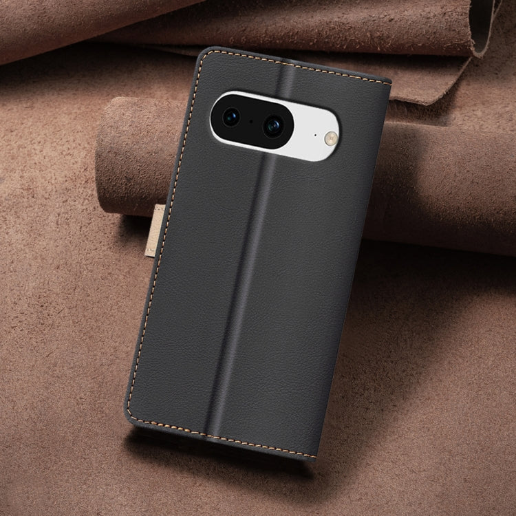 For Google Pixel 8 Color Matching RFID Anti-theft Leather Phone Case