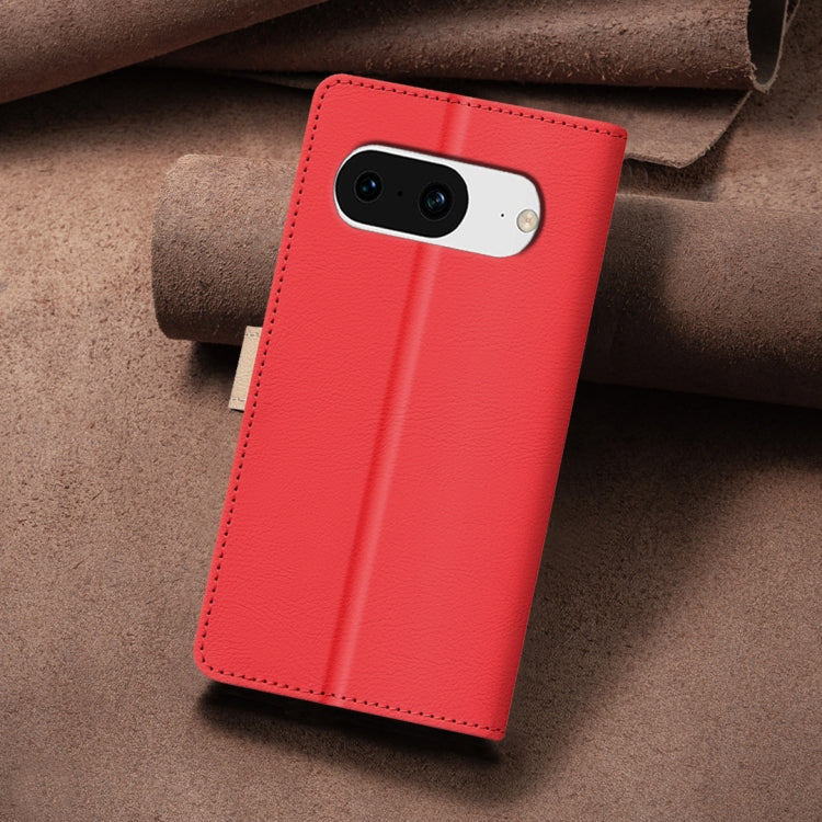 For Google Pixel 8 Color Matching RFID Anti-theft Leather Phone Case
