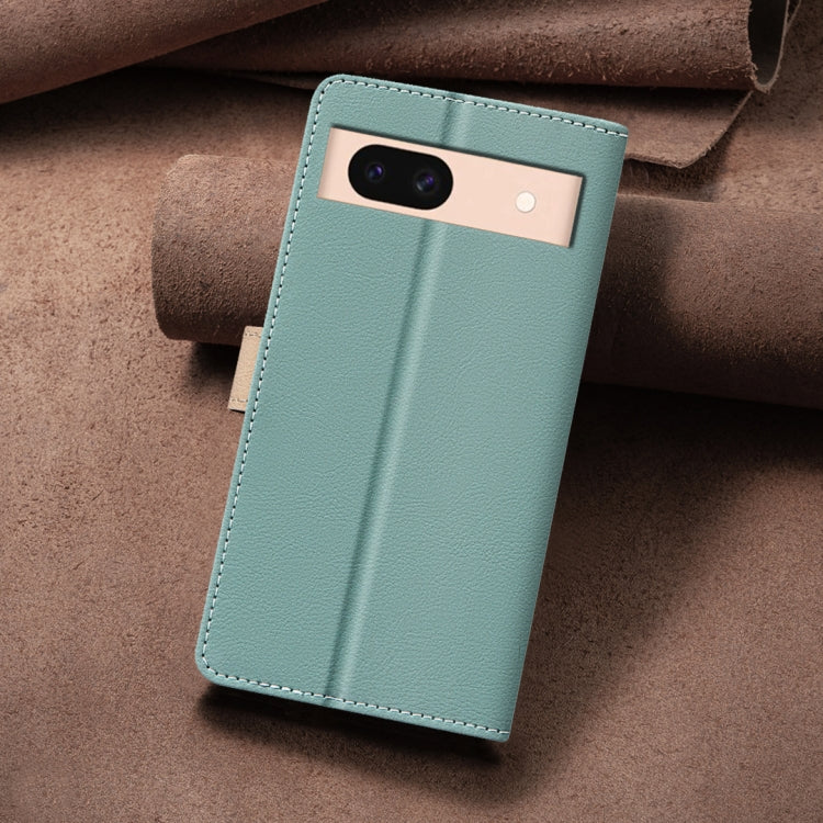 For Google Pixel 8a Color Matching RFID Anti-theft Leather Phone Case