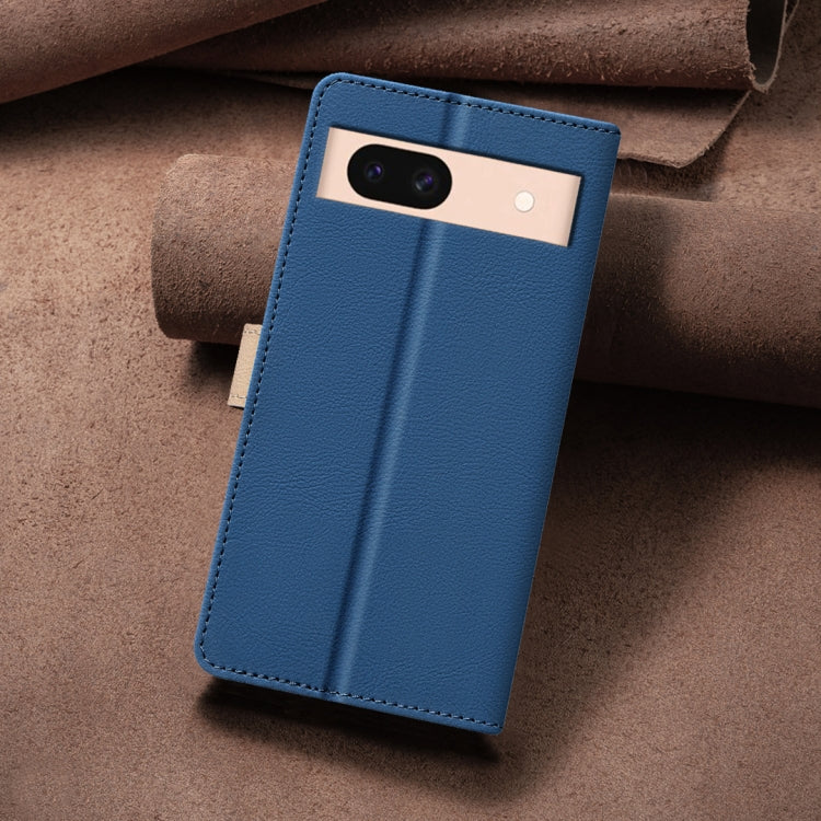 For Google Pixel 8a Color Matching RFID Anti-theft Leather Phone Case