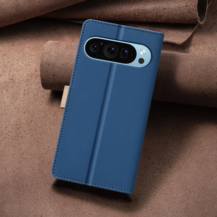 For Google Pixel 9 Color Matching RFID Anti-theft Leather Phone Case