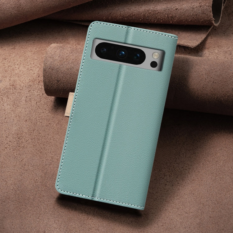 For Google Pixel 9 Pro Color Matching RFID Anti-theft Leather Phone Case