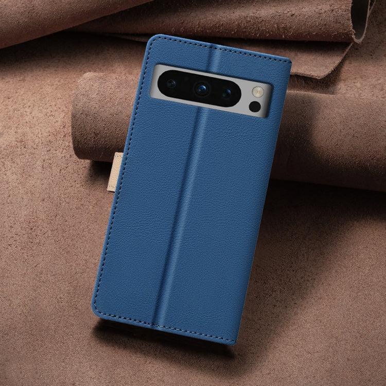 For Google Pixel 9 Pro Color Matching RFID Anti-theft Leather Phone Case