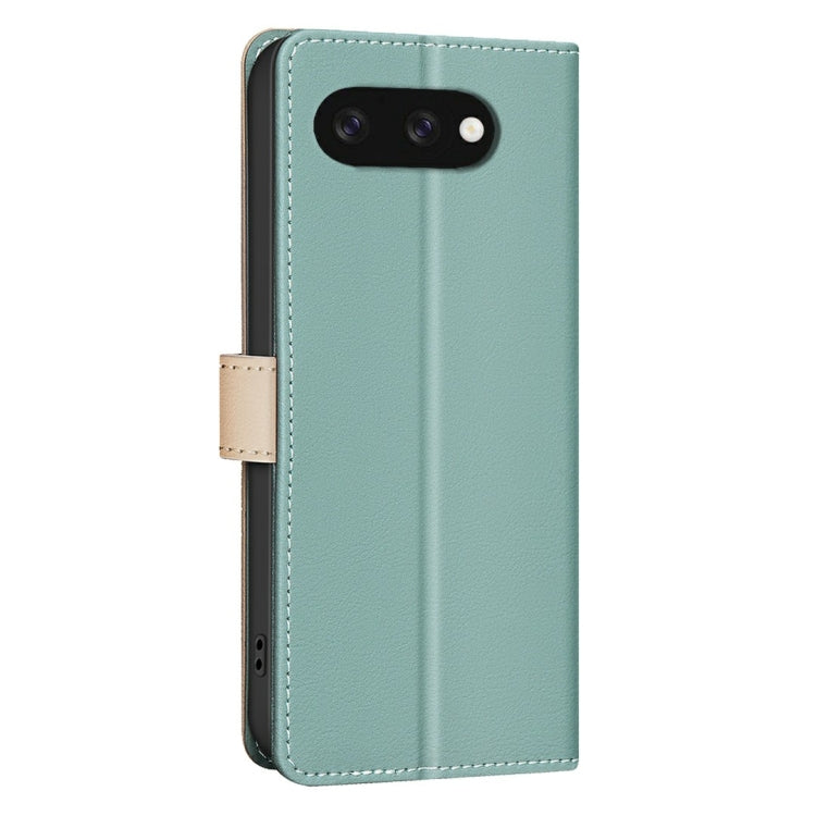 For Google Pixel 9A Color Matching RFID Anti-theft Leather Phone Case