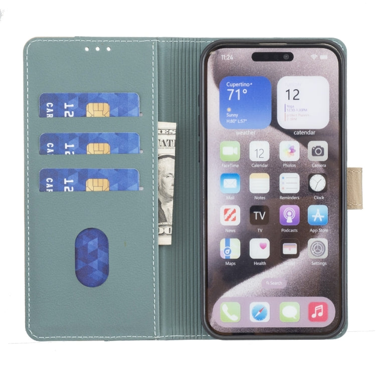 For Google Pixel 9A Color Matching RFID Anti-theft Leather Phone Case