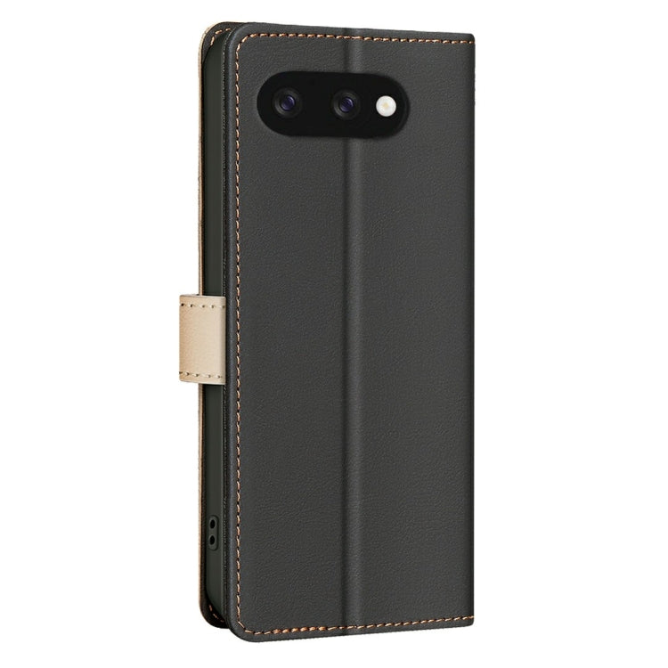 For Google Pixel 9A Color Matching RFID Anti-theft Leather Phone Case