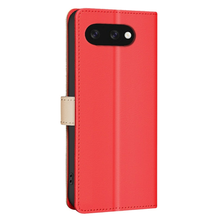 For Google Pixel 9A Color Matching RFID Anti-theft Leather Phone Case