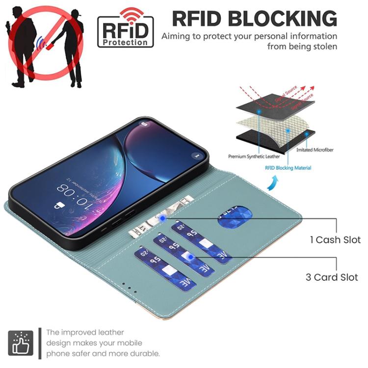For Google Pixel 10a Color Matching RFID Anti-theft Leather Phone Case