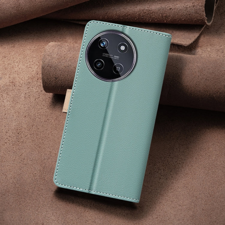 For Realme 11 4G Global Color Matching RFID Anti-theft Leather Phone Case