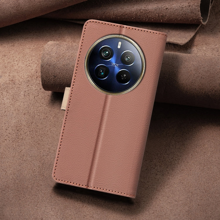 For Realme 12 Pro 5G / 12 Pro+ 5G Global Color Matching RFID Anti-theft Leather Phone Case