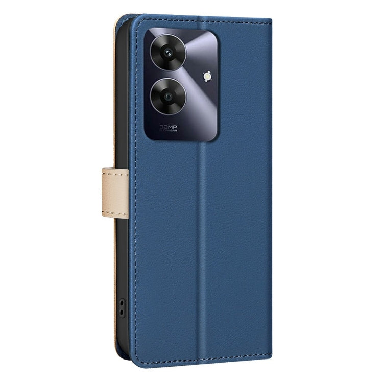 For Realme Note 60 / C61 Color Matching RFID Anti-theft Leather Phone Case