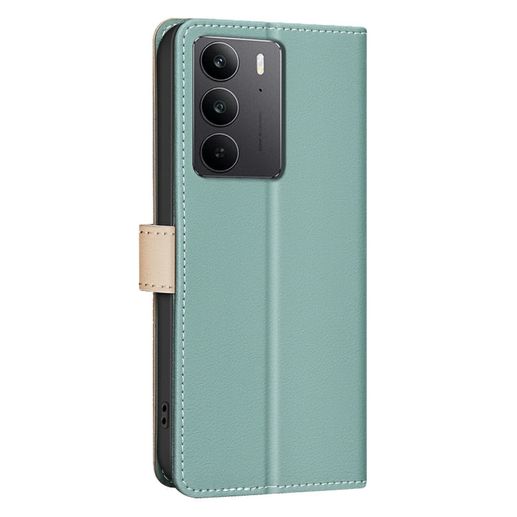 For Realme C75 4G Color Matching RFID Anti-theft Leather Phone Case