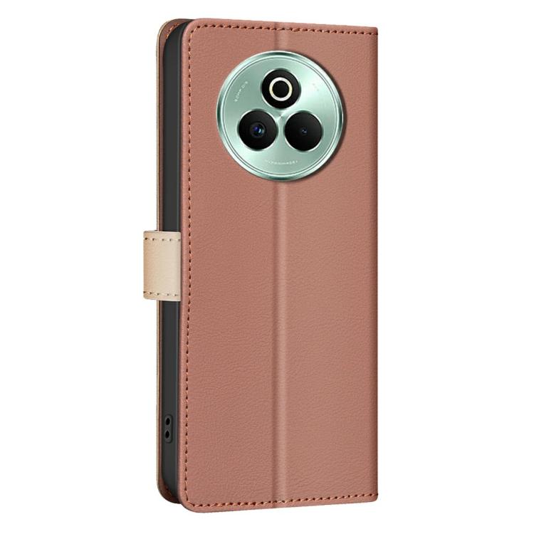 For Realme P3 Pro 5G Color Matching RFID Anti-theft Leather Phone Case