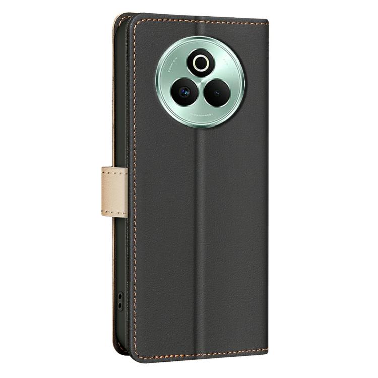 For Realme P3 Pro 5G Color Matching RFID Anti-theft Leather Phone Case