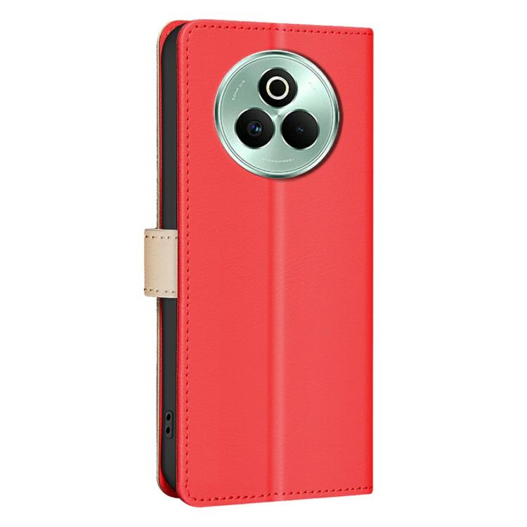 For Realme P3 Pro 5G Color Matching RFID Anti-theft Leather Phone Case