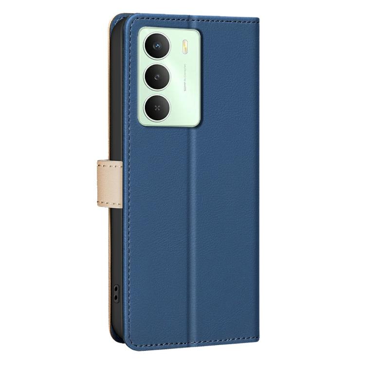 For Realme 14X 5G Color Matching RFID Anti-theft Leather Phone Case