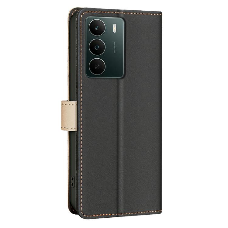 For Realme C71 4G Global Color Matching RFID Anti-theft Leather Phone Case