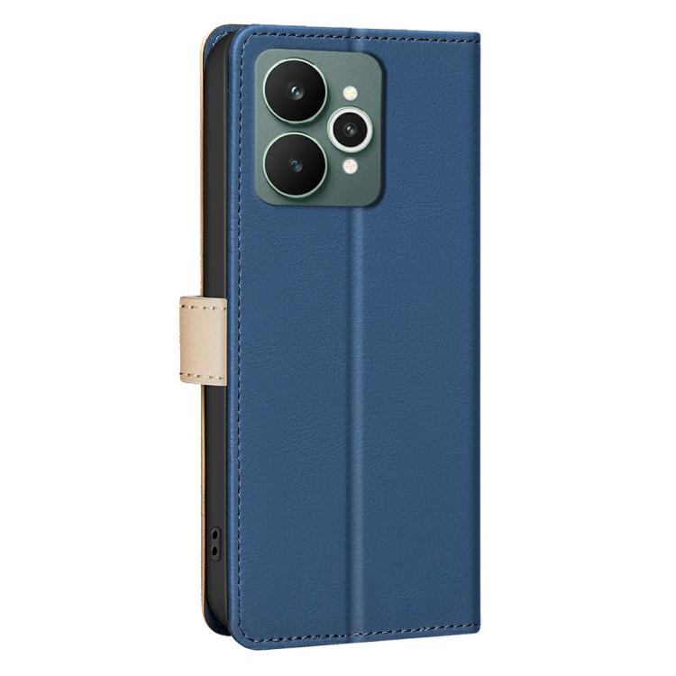 For Realme 15 5G Color Matching RFID Anti-theft Leather Phone Case