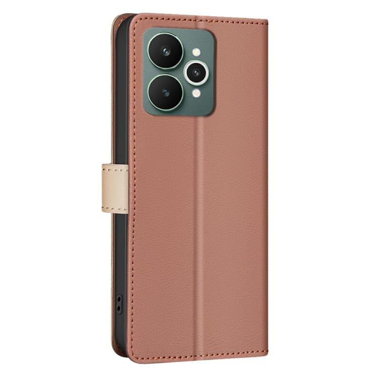 For Realme 15 Pro 5G Color Matching RFID Anti-theft Leather Phone Case