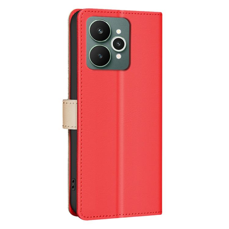 For Realme 15 Pro 5G Color Matching RFID Anti-theft Leather Phone Case