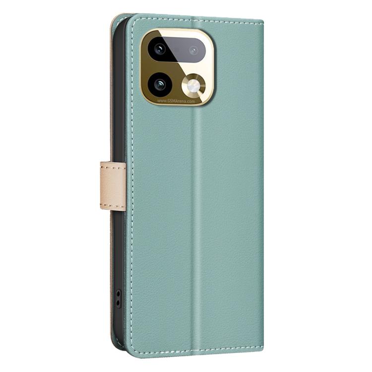 For Realme 16 Pro+ 5G Color Matching RFID Anti-theft Leather Phone Case