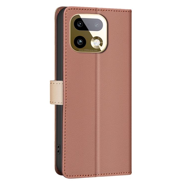 For Realme 16 Pro+ 5G Color Matching RFID Anti-theft Leather Phone Case