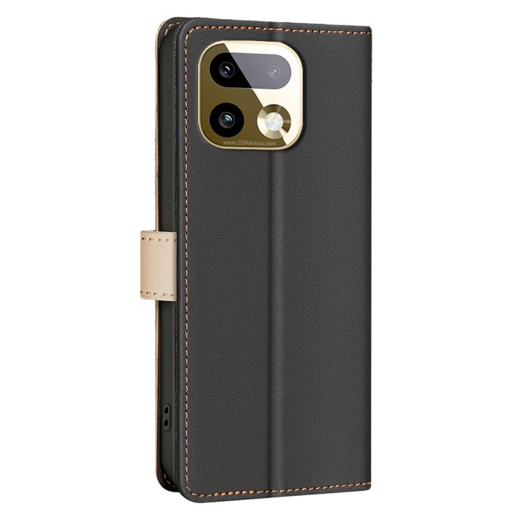 For Realme 16 Pro+ 5G Color Matching RFID Anti-theft Leather Phone Case