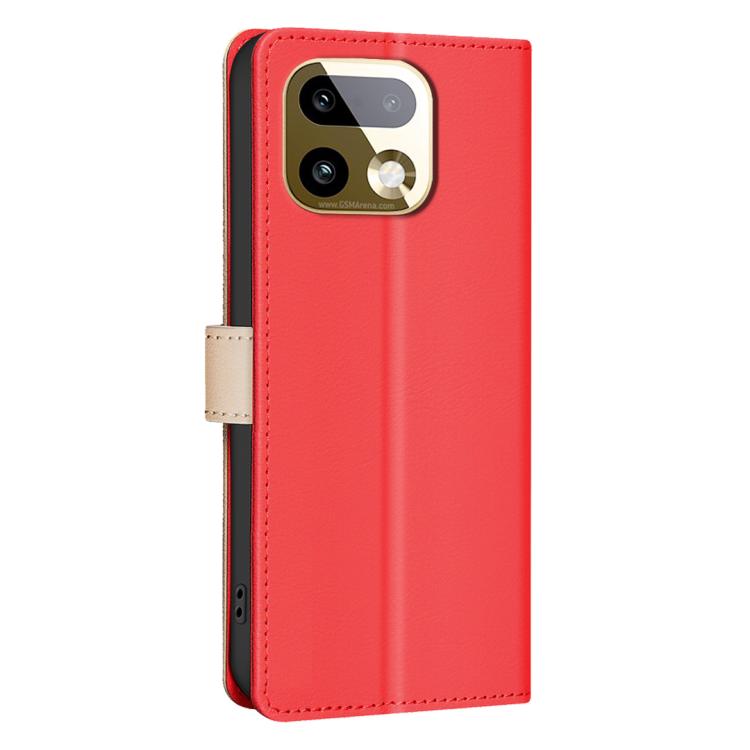 For Realme 16 Pro+ 5G Color Matching RFID Anti-theft Leather Phone Case