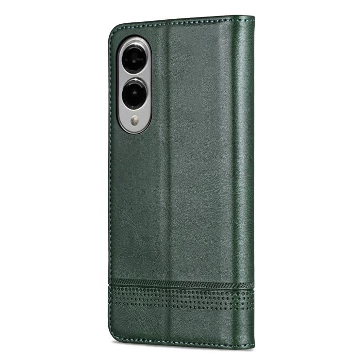 For Samsung Galaxy S25 Edge 5G AZNS Magnetic Calf Texture Flip Leather Phone Case