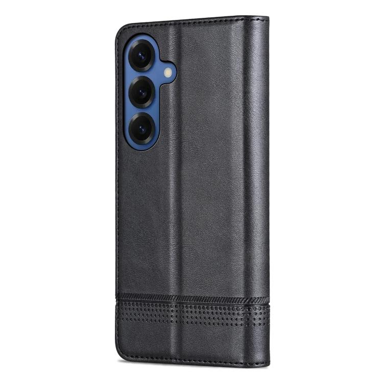 For Samsung Galaxy S26+ 5G AZNS Magnetic Calf Texture Flip Leather Phone Case