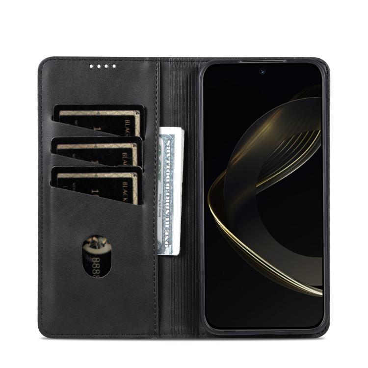 For Samsung Galaxy S26+ 5G AZNS Magnetic Calf Texture Flip Leather Phone Case