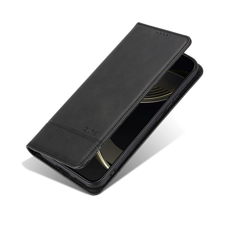 For Samsung Galaxy S26+ 5G AZNS Magnetic Calf Texture Flip Leather Phone Case