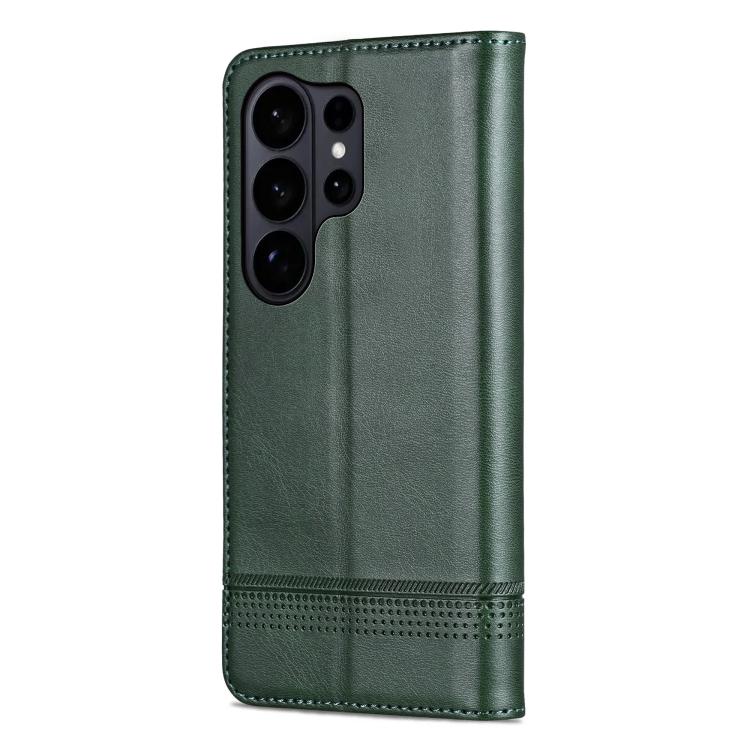 For Samsung Galaxy S26 Ultra 5G AZNS Magnetic Calf Texture Flip Leather Phone Case