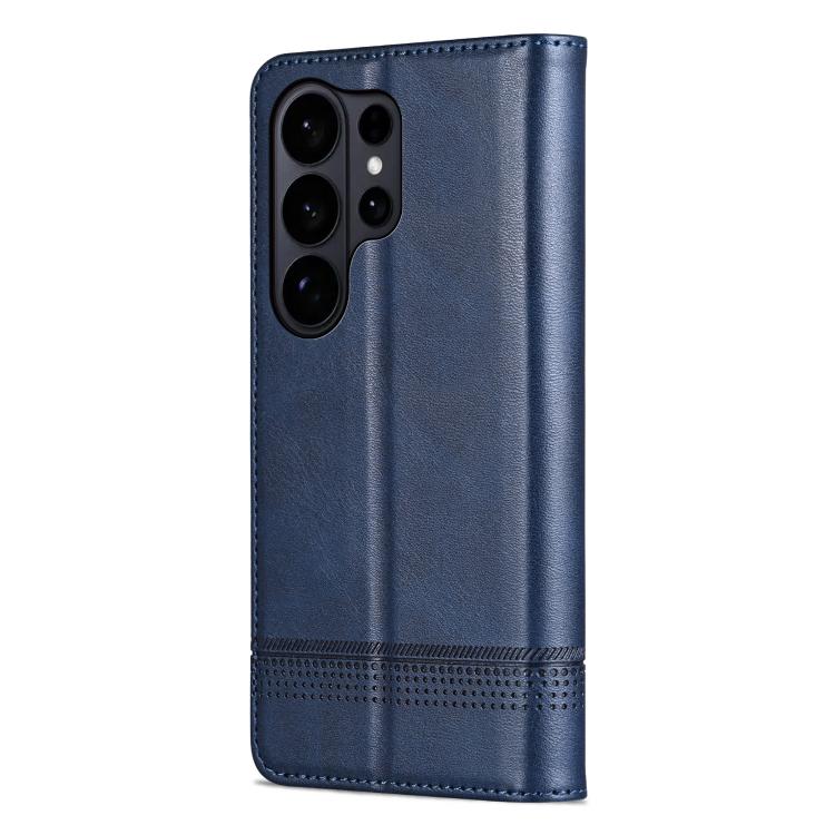 For Samsung Galaxy S26 Ultra 5G AZNS Magnetic Calf Texture Flip Leather Phone Case