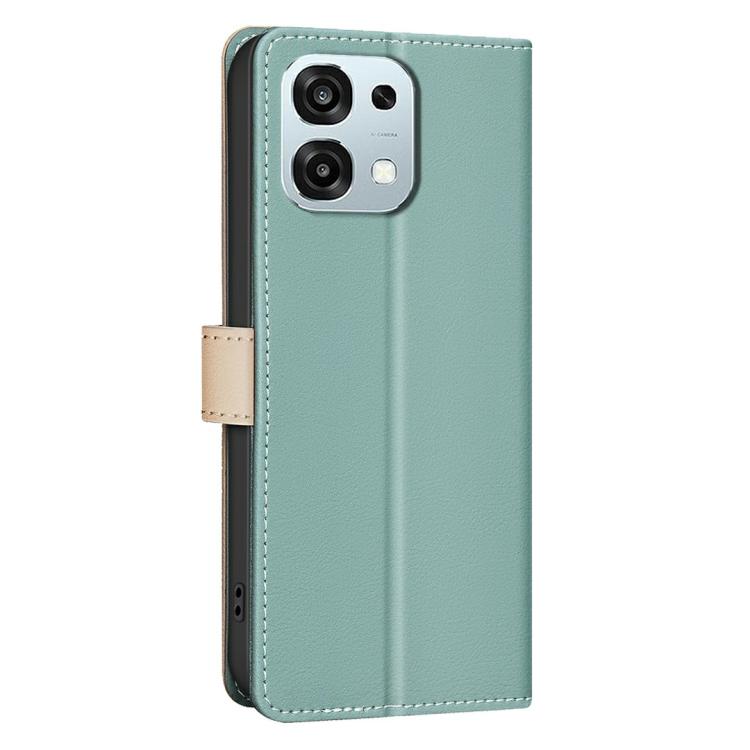 For OPPO A6 Pro 5G/4G Global / F31 5G Color Matching RFID Anti-theft Leather Phone Case