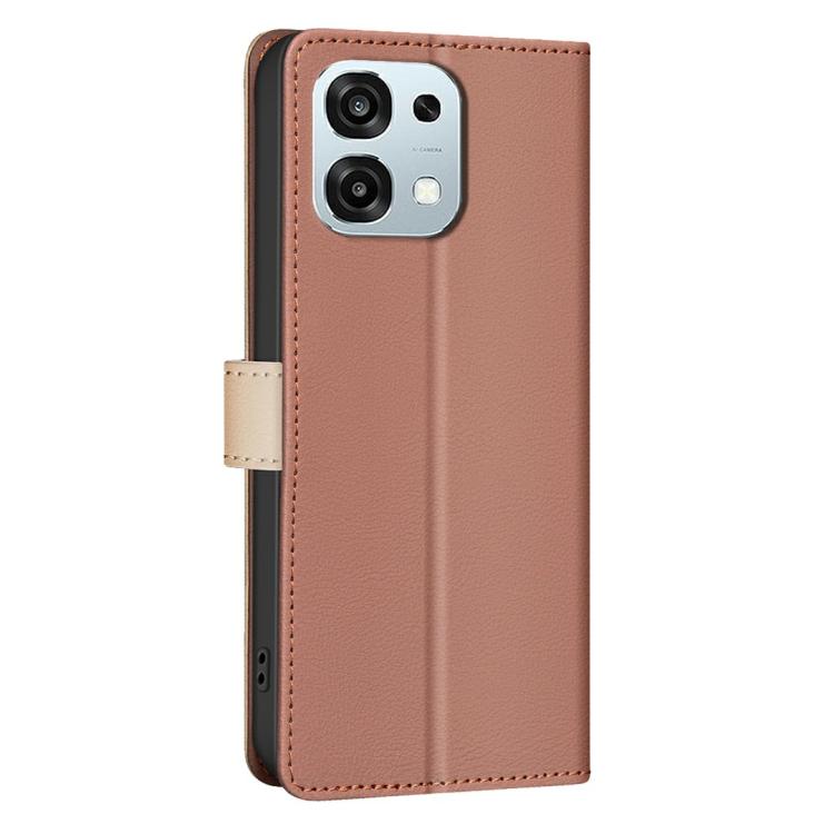 For OPPO A6 Pro 5G/4G Global / F31 5G Color Matching RFID Anti-theft Leather Phone Case