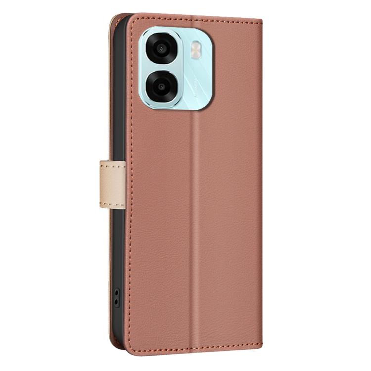 For OPPO A6 5G / A6X 4G / A6X 5G Color Matching RFID Anti-theft Leather Phone Case