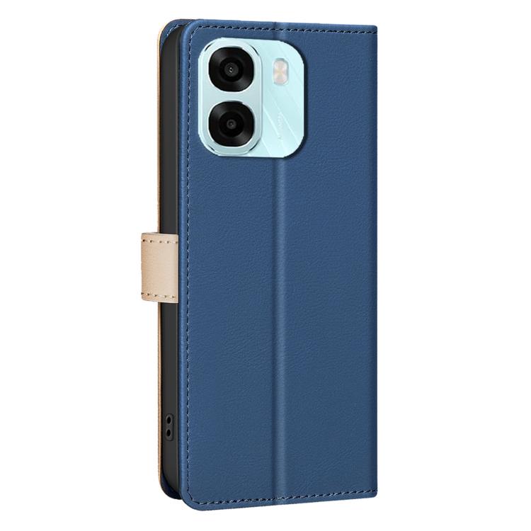 For OPPO A6 5G / A6X 4G / A6X 5G Color Matching RFID Anti-theft Leather Phone Case