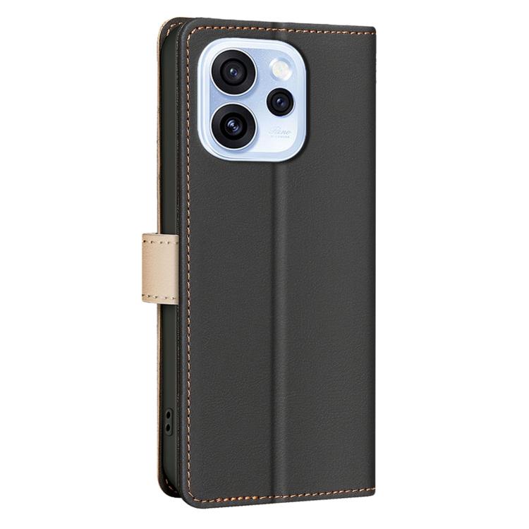 For OPPO Reno15 5G Global Color Matching RFID Anti-theft Leather Phone Case