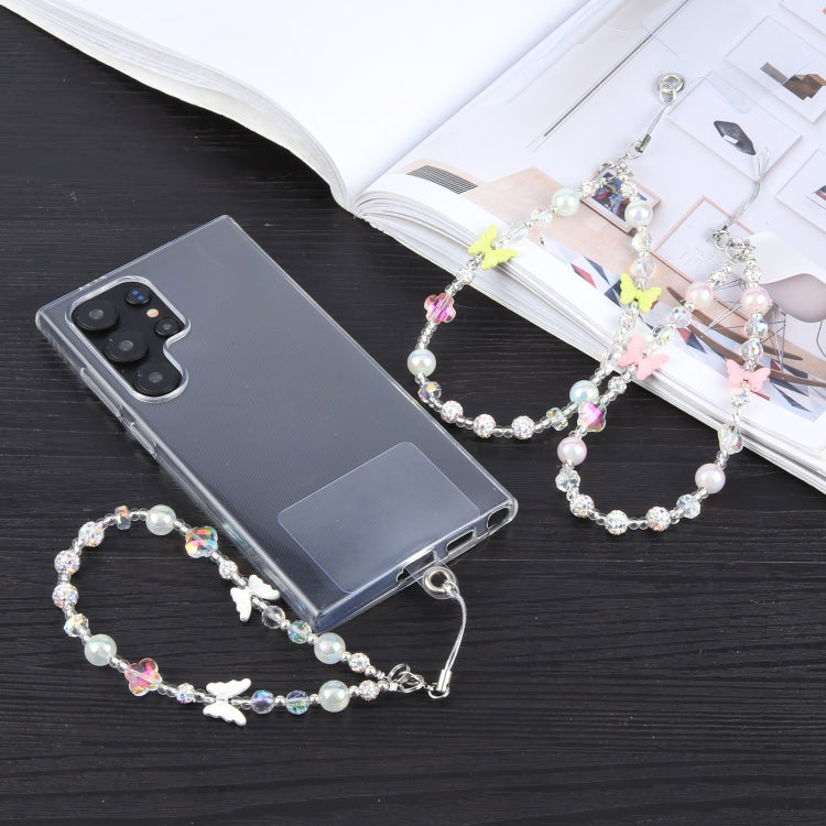 Butterfly Bead Chain Anti-lost Phone Short Lanyard