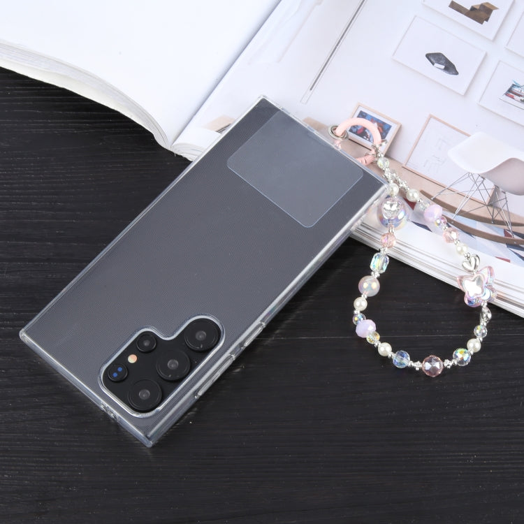 Butterfly Heart Bead Chain Anti-lost Phone Short Lanyard