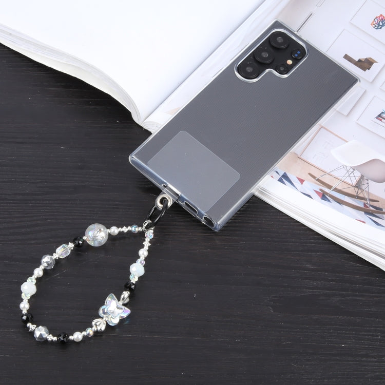 Butterfly Heart Bead Chain Anti-lost Phone Short Lanyard