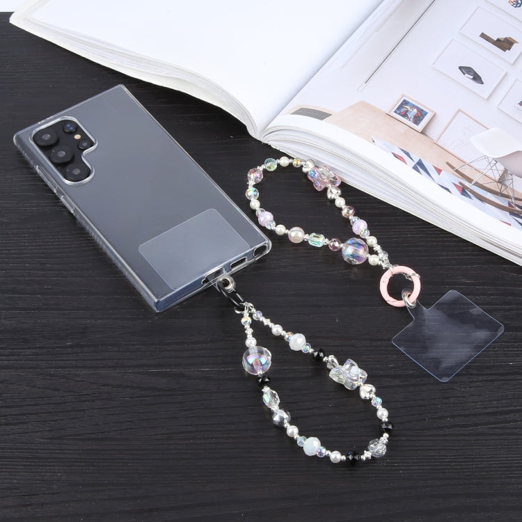 Butterfly Heart Bead Chain Anti-lost Phone Short Lanyard