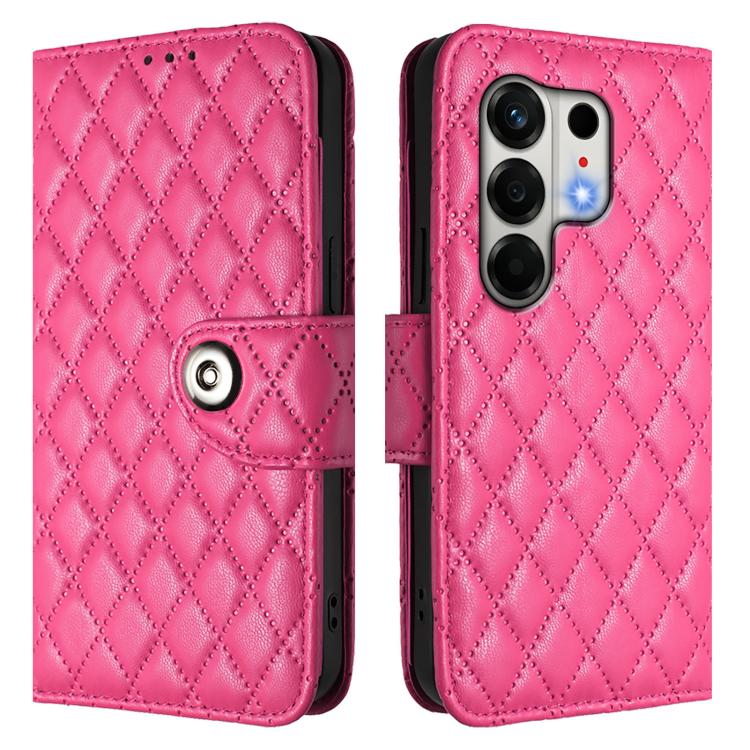 For Tecno Camon 50 4G Rhombic Texture Flip Leather Phone Case with Lanyard