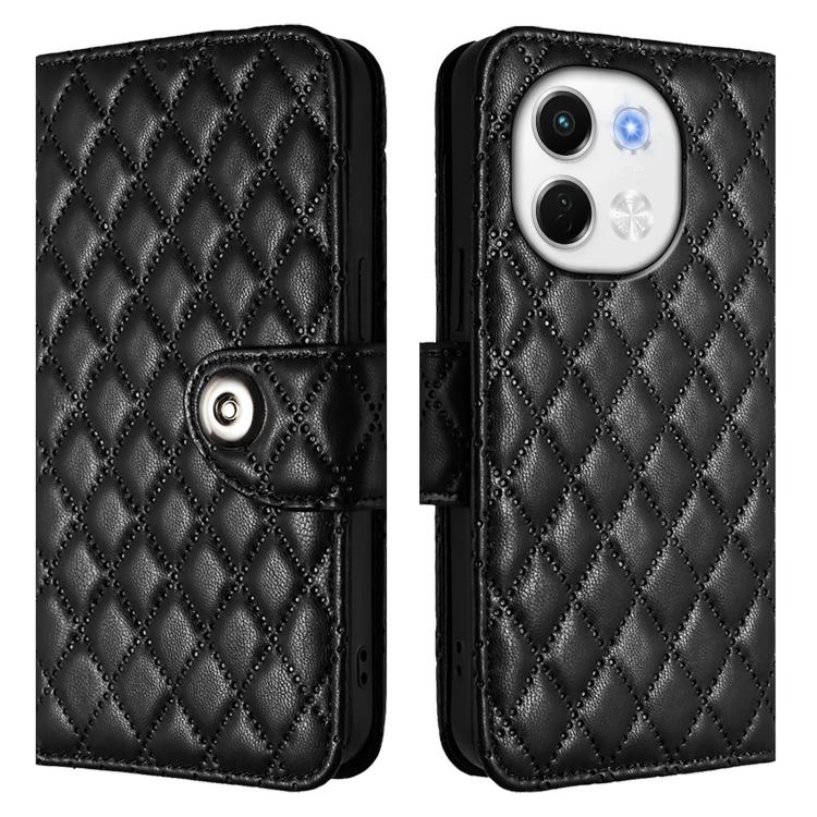 For Tecno Spark 30 5G / Pova 6 Neo 5G Rhombic Texture Flip Leather Phone Case with Lanyard